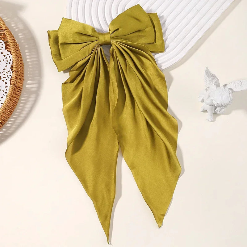 Elegant Bow Ribbon Hair Clip Fashion