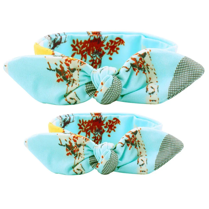 2Pcs/Set Headbands Mother Baby Turban