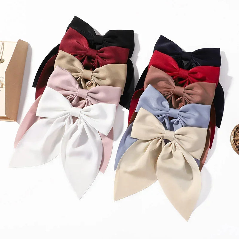 Elegant Bow Ribbon Hair Clip Fashion