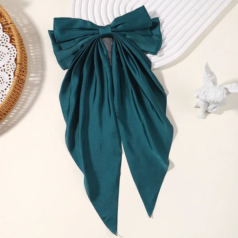 Elegant Bow Ribbon Hair Clip Fashion