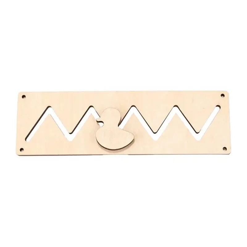 DIY Montessori Busy Board Wooden Accessories