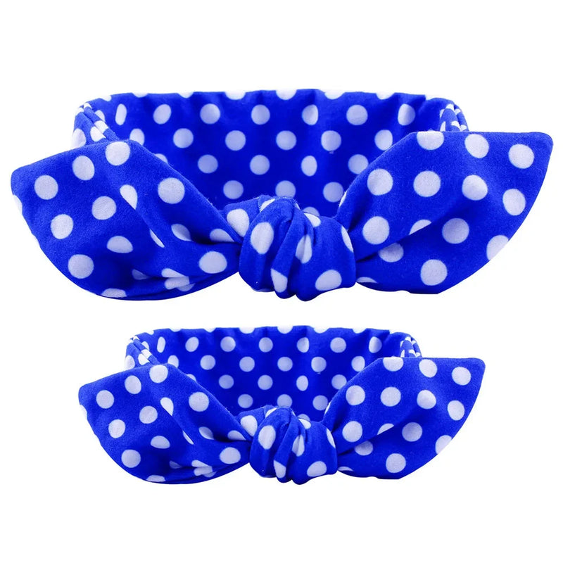 2Pcs/Set Headbands Mother Baby Turban