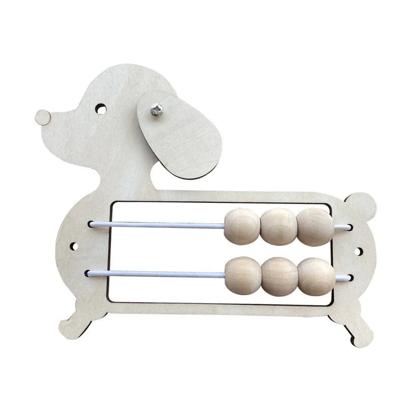 DIY Montessori Busy Board Wooden Accessories