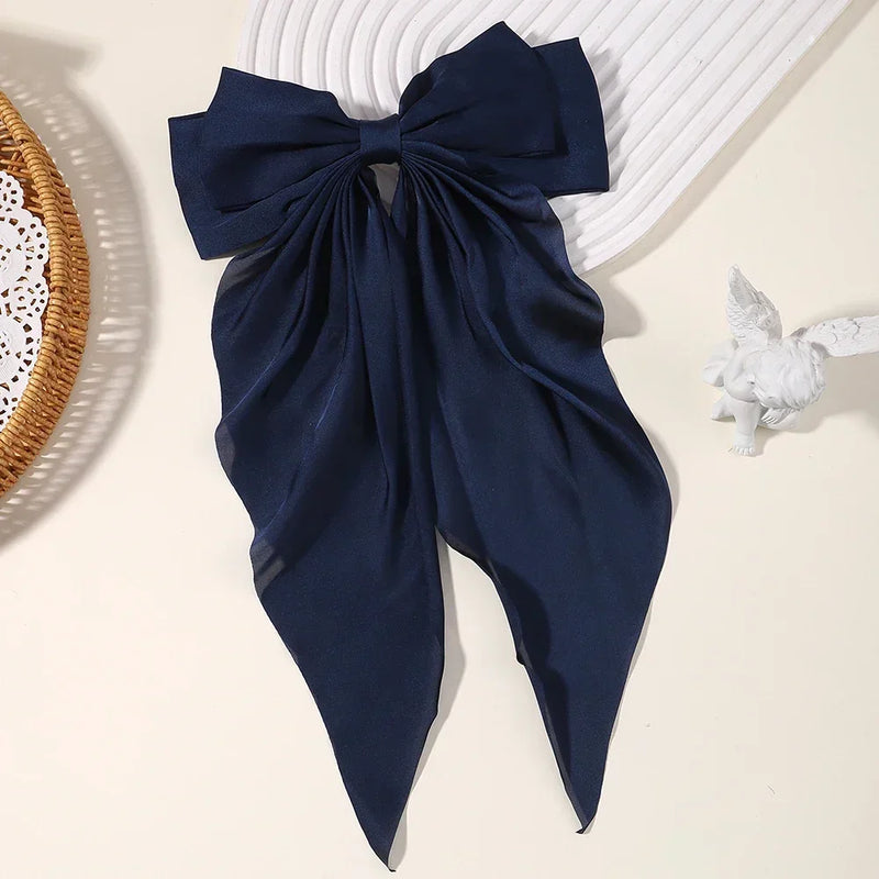 Elegant Bow Ribbon Hair Clip Fashion
