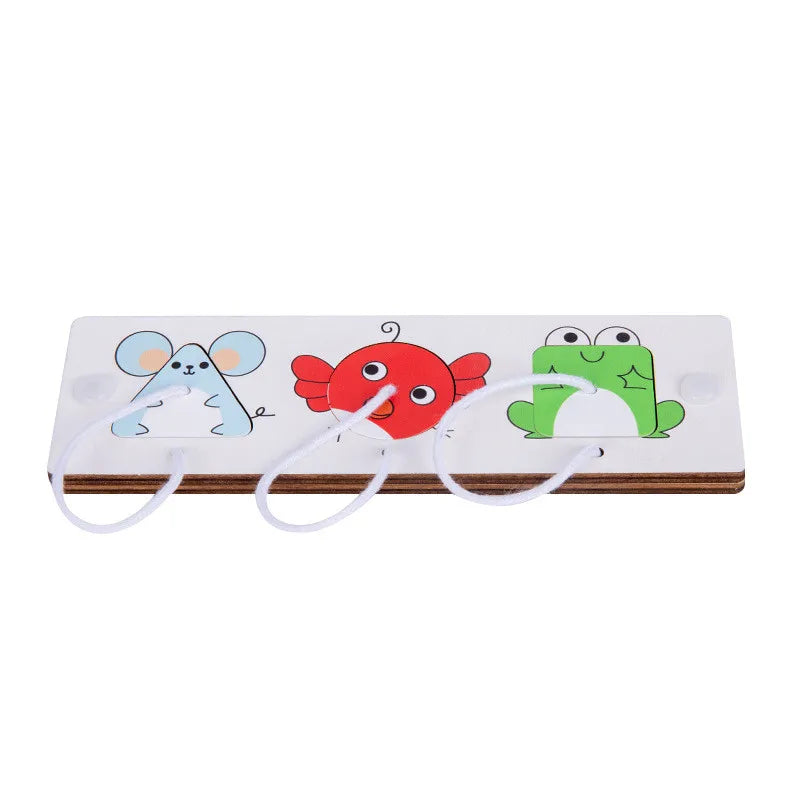 DIY Montessori Busy Board Wooden Accessories