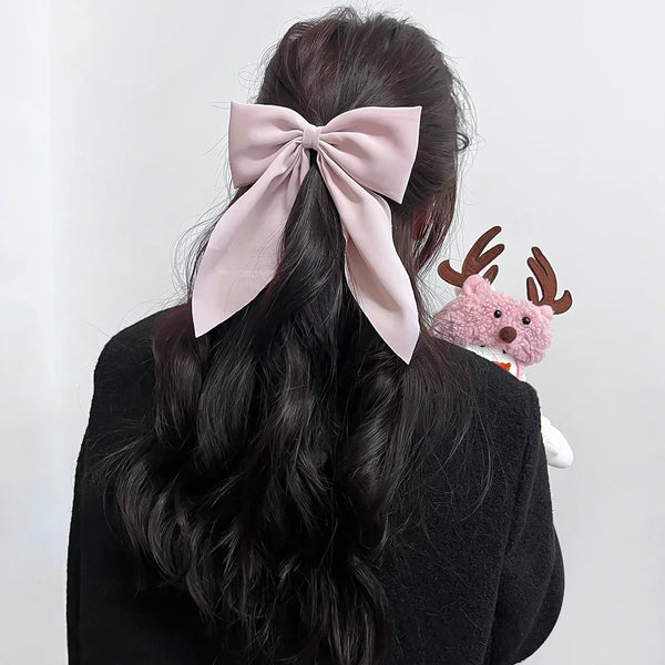 Elegant Bow Ribbon Hair Clip Fashion