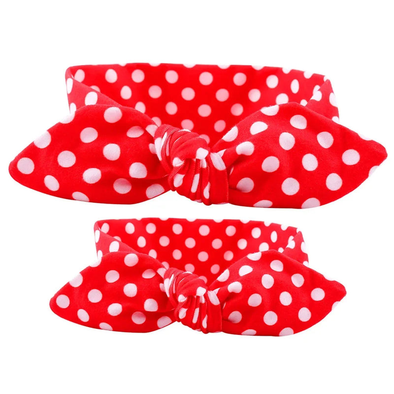 2Pcs/Set Headbands Mother Baby Turban