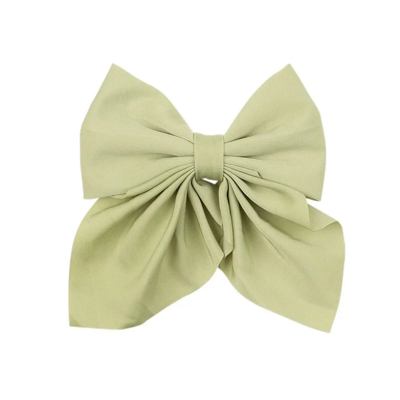 Elegant Bow Ribbon Hair Clip Fashion
