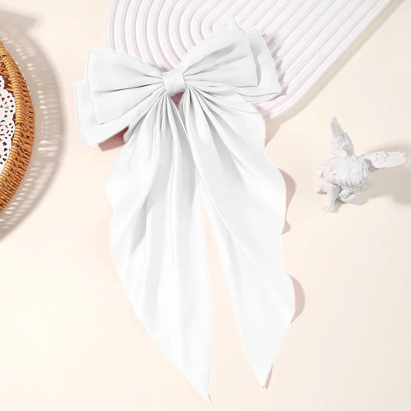 Elegant Bow Ribbon Hair Clip Fashion