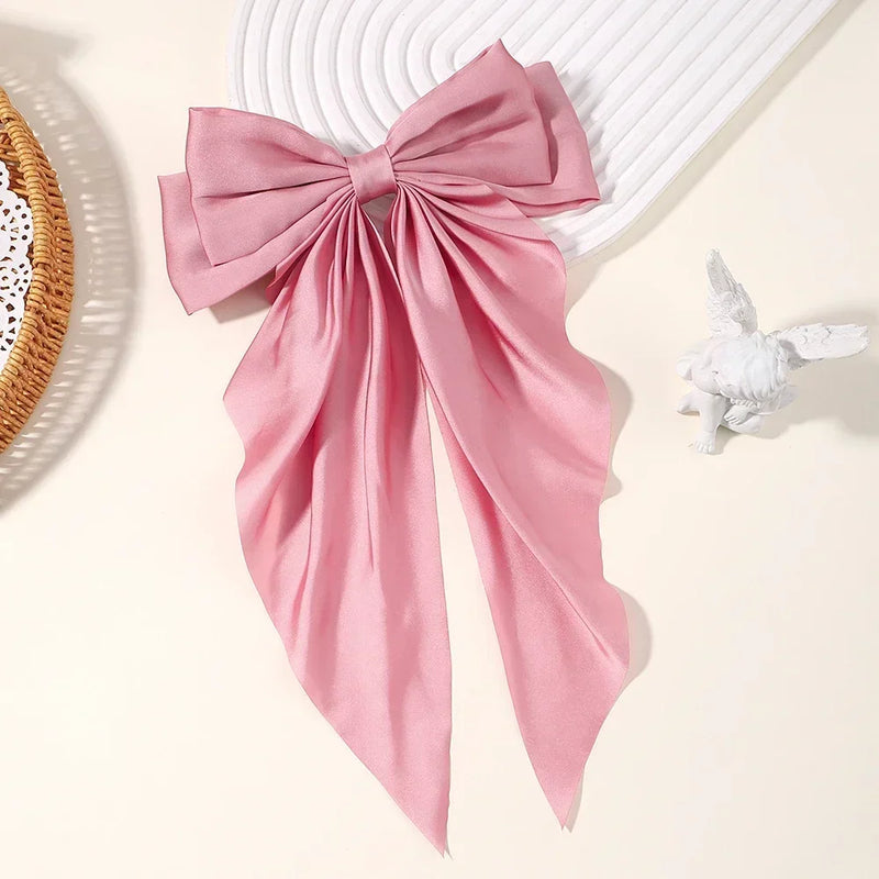 Elegant Bow Ribbon Hair Clip Fashion