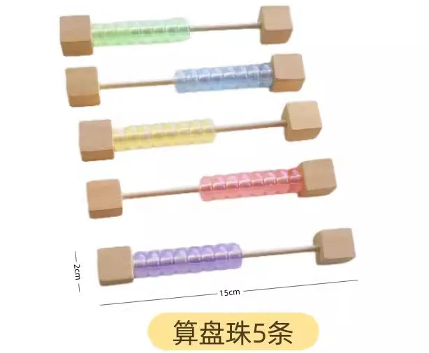 DIY Montessori Busy Board Wooden Accessories