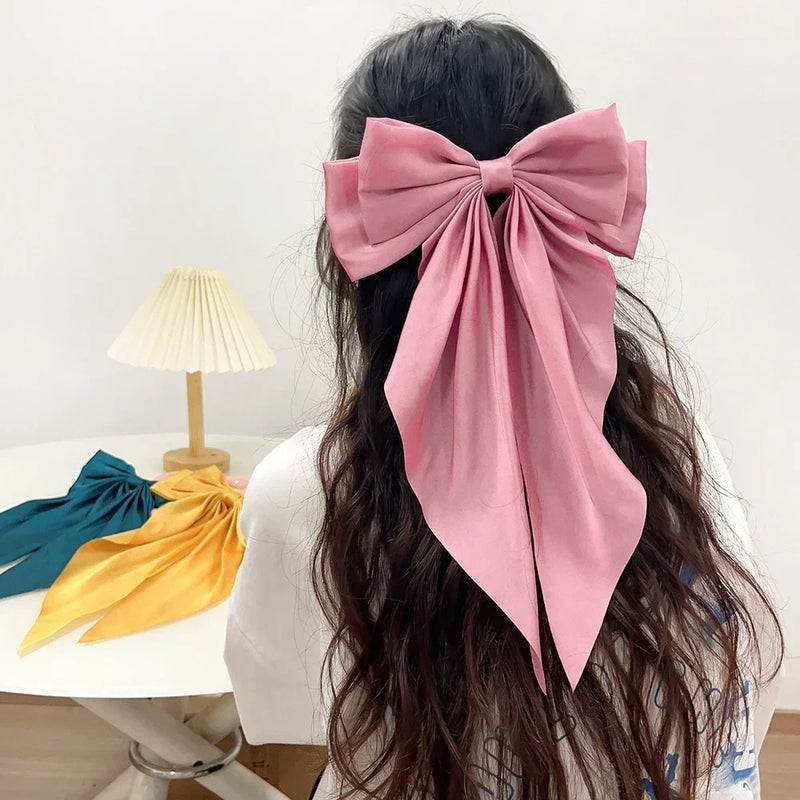 Elegant Bow Ribbon Hair Clip Fashion