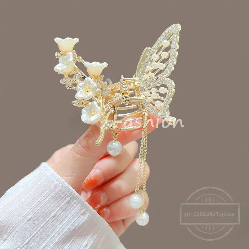 Hair Clip Butterfly Tassel Fashion