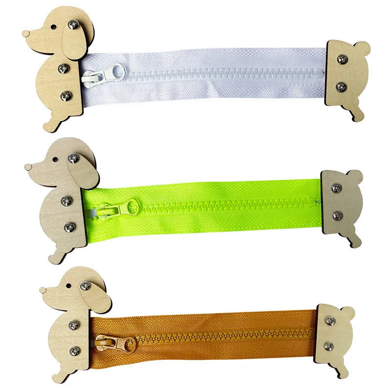 DIY Montessori Busy Board Wooden Accessories