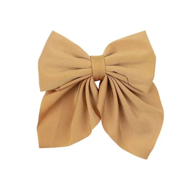 Elegant Bow Ribbon Hair Clip Fashion