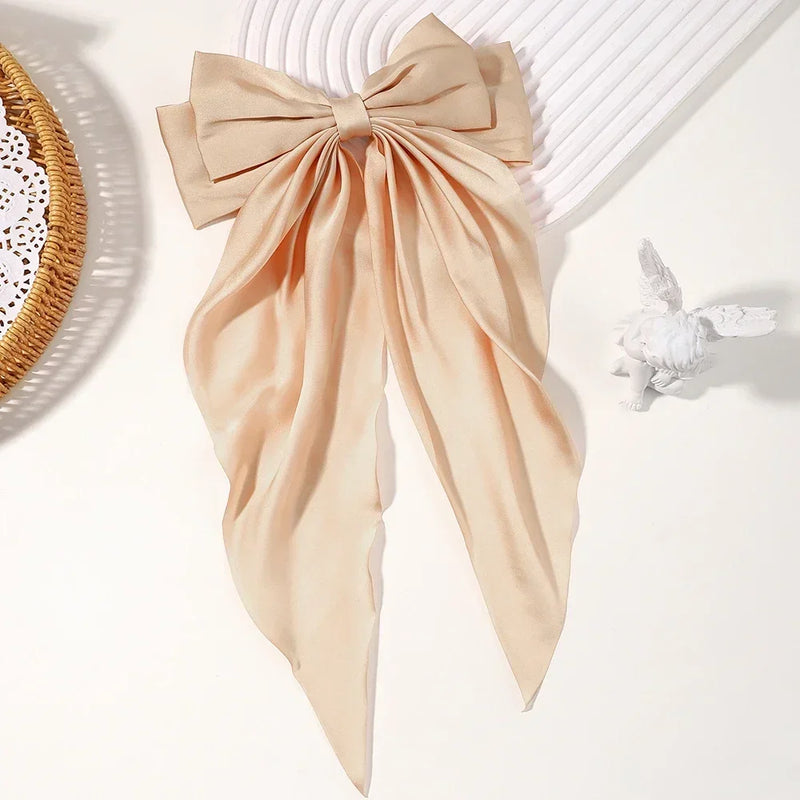 Elegant Bow Ribbon Hair Clip Fashion