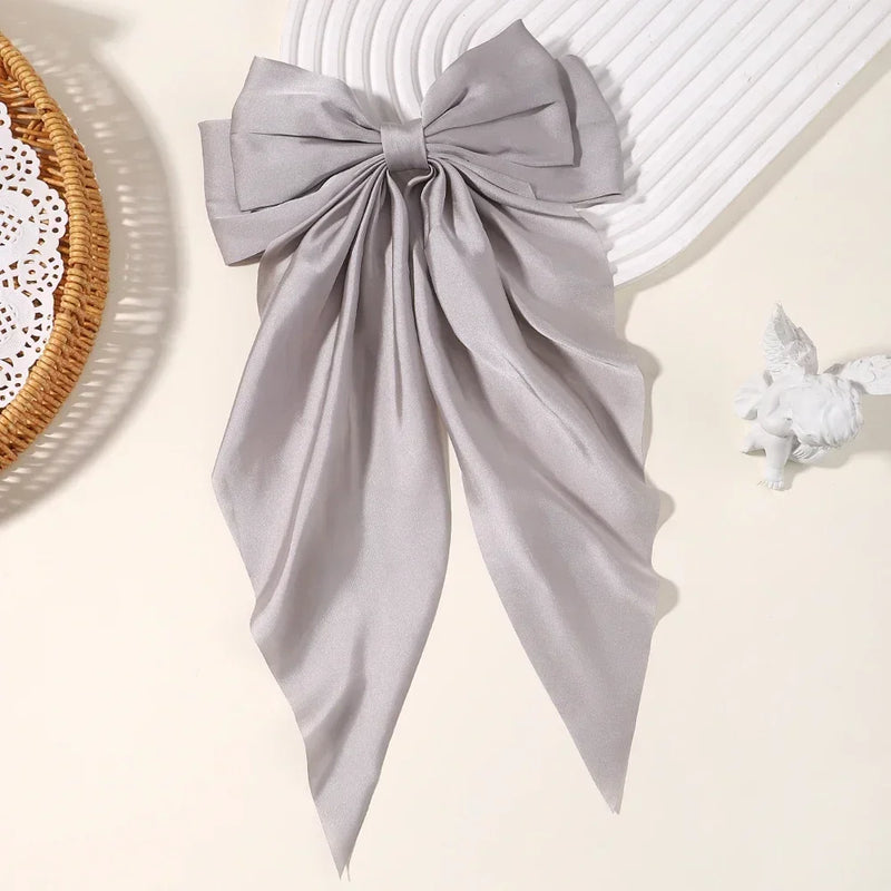 Elegant Bow Ribbon Hair Clip Fashion