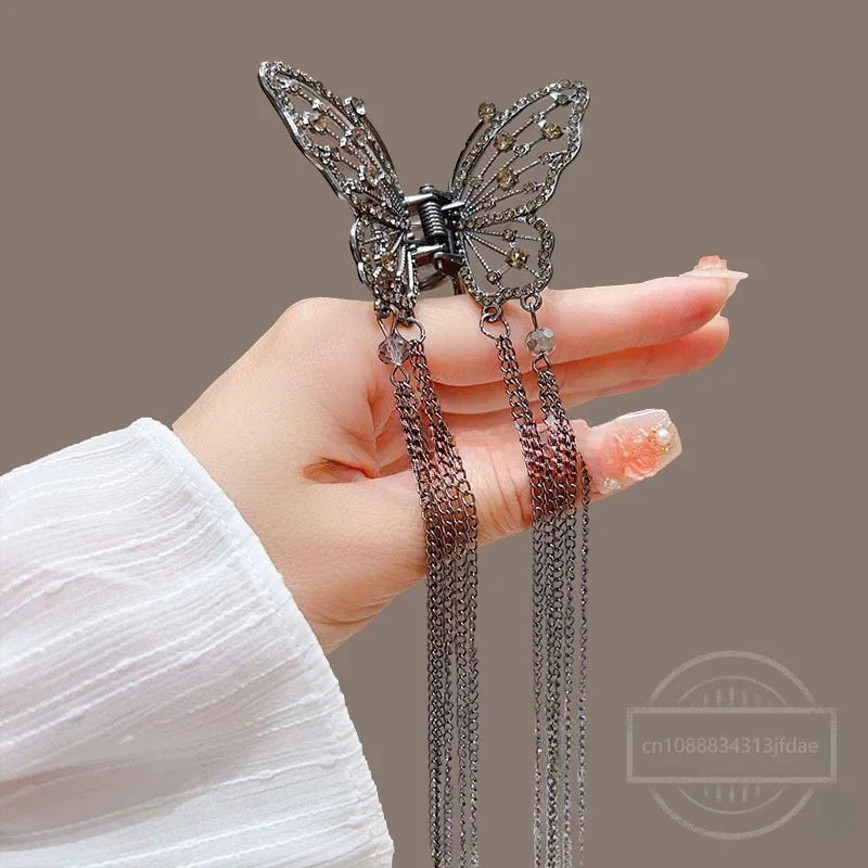 Hair Clip Butterfly Tassel Fashion