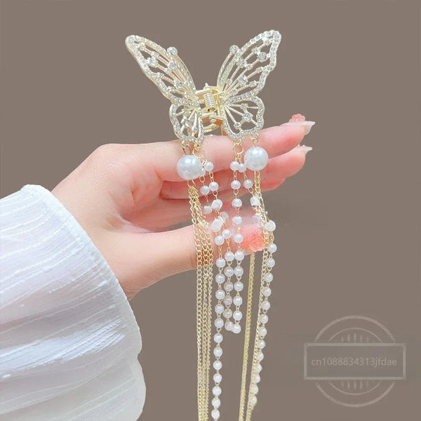 Hair Clip Butterfly Tassel Fashion