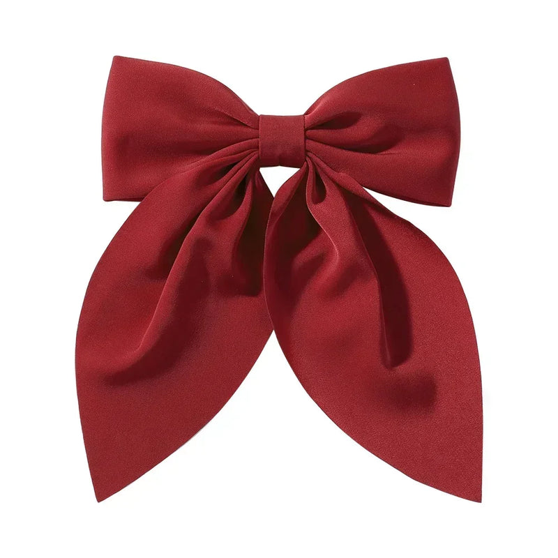 Elegant Bow Ribbon Hair Clip Fashion