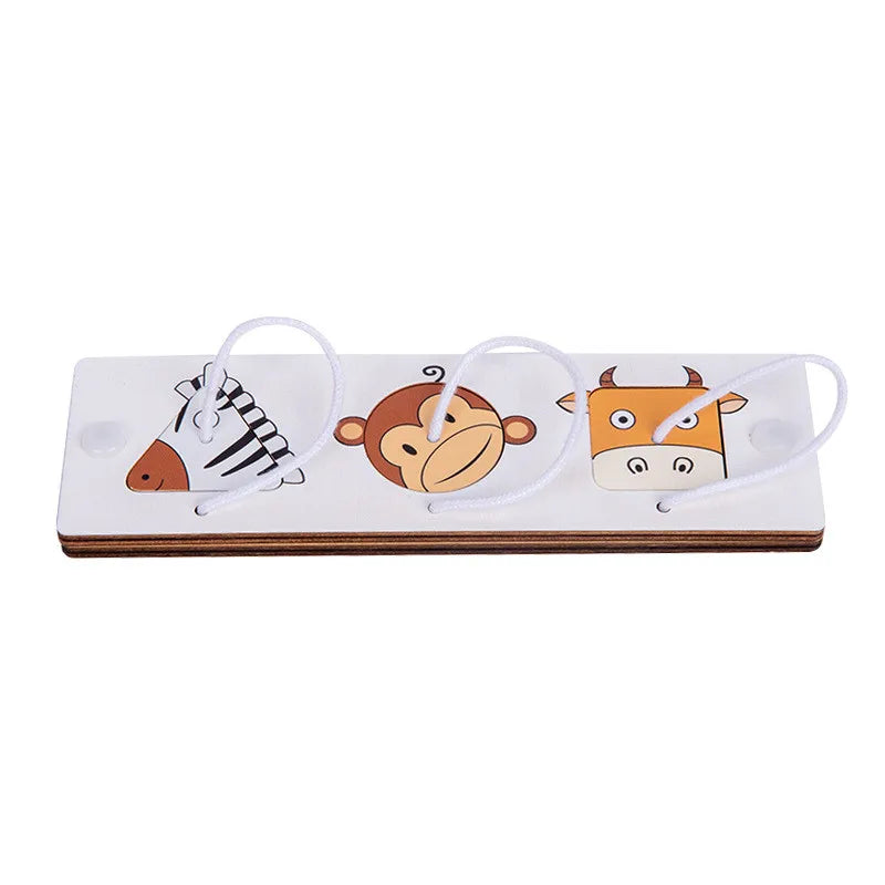 DIY Montessori Busy Board Wooden Accessories