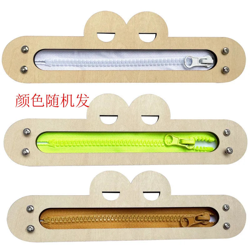 DIY Montessori Busy Board Wooden Accessories